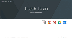 Desktop Screenshot of jiteshjalan.com